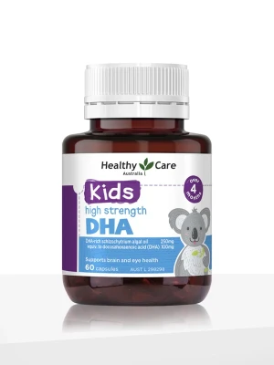 Healthy Care Kids High Strength DHA - 60 Capsules