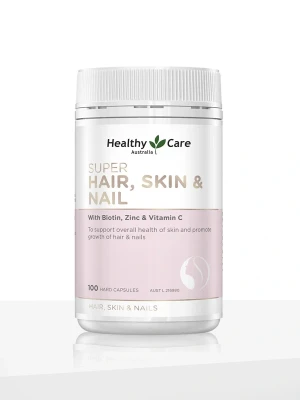 Healthy Care Super Hair, Skin & Nails -100 Capsules