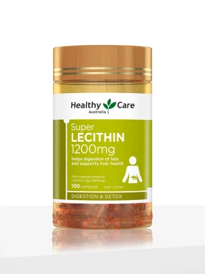 Healthy Care Super Lecithin 1200mg- 100 Capsules