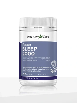 Healthy Care Super Sleep 2000 -100 Capsules