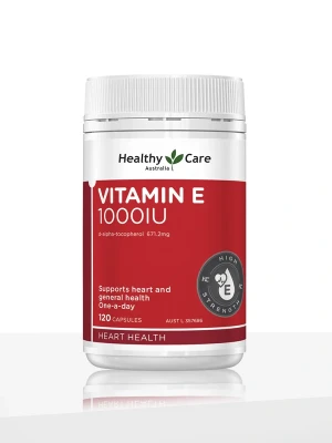 Healthy Care Vitamin E 1000IU 120 Capsules