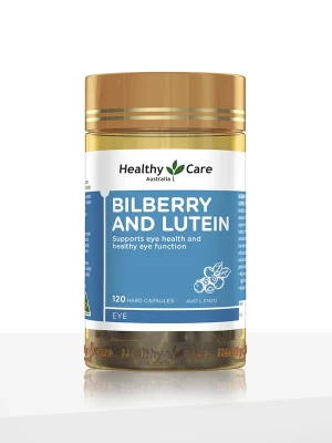 Healthy Care Bilberry and Lutein - 120 Capsules