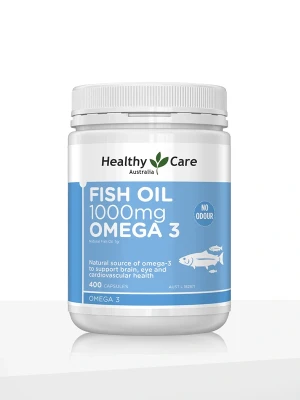 Healthy Care Fish Oil 1000mg Omega-3 - 400 capsules