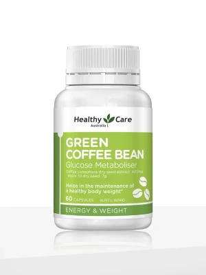 Healthy Care Green Coffee Bean Glucose Metaboliser 60 Capsules