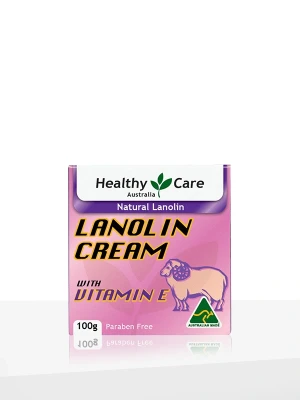 Healthy Care Lanolin Cream with Vitamin E Tube