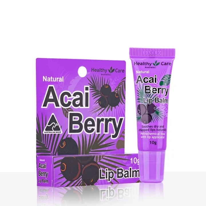 Healthy Care Natural Acai Lip Balm 10g