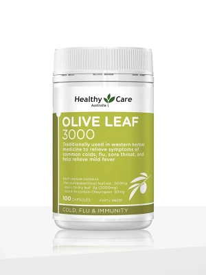 Healthy Care Olive Leaf 3000 - 100 capsules