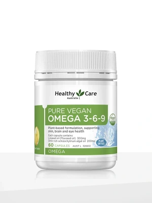 Pure Vegan Omega 3-6-9 - 60 Capsules