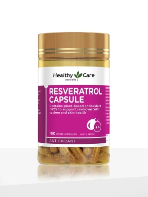 Healthy Care Resveratrol Capsule - 180 Capsules