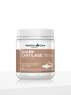 Healthy Care Shark Cartilage 750mg 200 Tablets